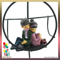 تاب هلالی عاشقانه طرح عروسک کد P0024