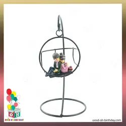 تاب هلالی عاشقانه طرح عروسک کد P0024