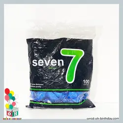 بادکنک لاتکس latex معمولی آبی نفتی براق کد A0001