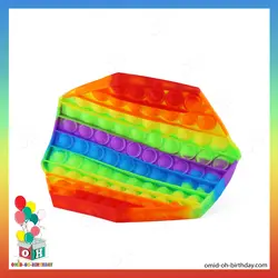 فیجت ضد استرس مدل پاپ ایت هشت ضلعی بزرگ کد M0010