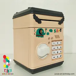 قلک رمز دار و موزیکال مدل فیل بازیگوش کد E0004
