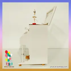 پیانوی موزیکال و رقصنده همراه با جعبه جواهر سایز 16 کد J0005