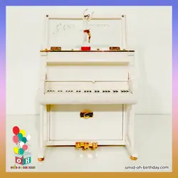 پیانوی موزیکال و رقصنده همراه با جعبه جواهر سایز 16 کد J0005