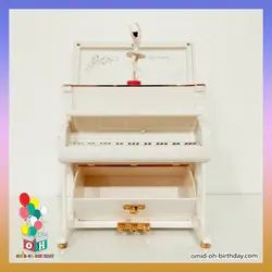 پیانوی موزیکال و رقصنده همراه با جعبه جواهر سایز 16 کد J0005