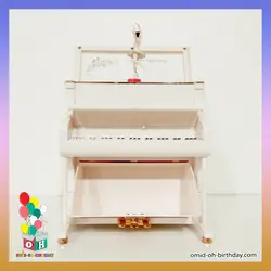 پیانوی موزیکال و رقصنده همراه با جعبه جواهر سایز 16 کد J0005