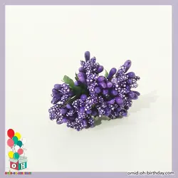 پرچم شکری خارجی گل مصنوعی بنفش کد G0019
