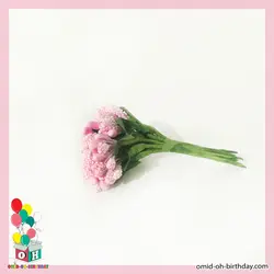 پرچم شکری خارجی گل مصنوعی صورتی کد G0023