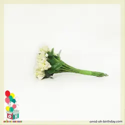 پرچم شکری خارجی گل مصنوعی کرم کد G0028