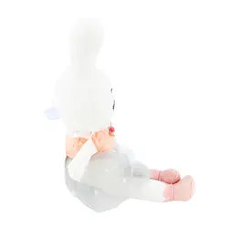 عروسک پولیشی خرگوش دامن طوسی سایز 45 کد 30010761