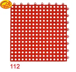 کفپوش لاستیکی مشبک قرمز
