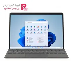 تبلت مایکروسافت Surface Pro 8 128GB با کیبورد Black Type CoverMicrosoft Surface Pro 8 128GB Tablet With Black Type Cover Keyboard