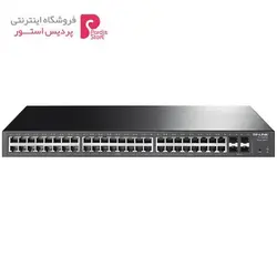سوییچ 48 پورت JetStream تی پی-لینک مدل TL-SG2452 به همراه چهار اسلات SFPTP-LINK JetStream TL-SG2452 48 Port Switch With 4 SFP Slots