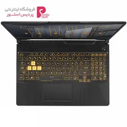 لپ تاپ ایسوس TUF Gaming F15 FX506HE-HN175ASUS TUF Gaming F15 FX506HE-HN175 15.6 Inch Laptop