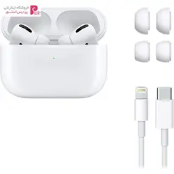 هدفون بی سیم اپل AirPods Pro 2021 همراه با محفظه شارژApple AirPods Pro 2021 Wireless Headphones with Charging case