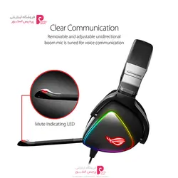 هدست گیمینگ ایسوس مدل ROG Delta RGBASUS ROG Delta RGB Gaming Headset