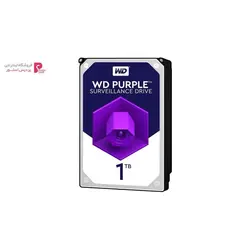 هارددیسک اینترنال وسترن دیجیتال مدل Purple WD10PURZ ظرفیت 1 ترابایتWestern Digital Purple WD10PURZ Internal Hard Disk 1TB