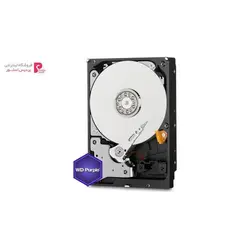 هارددیسک اینترنال وسترن دیجیتال مدل Purple WD10PURZ ظرفیت 1 ترابایتWestern Digital Purple WD10PURZ Internal Hard Disk 1TB