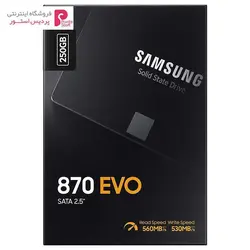 اس اس دی اینترنال سامسونگ EVO 870 250GBSamsung EVO 870 Internal SSD - 250GB