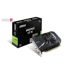 کارت گرافیک ام اس آی مدل GeForce GTX 1050 Ti AERO ITX 4G OCMSI GeForce GTX 1050 Ti AERO ITX 4G OC Graphics Card