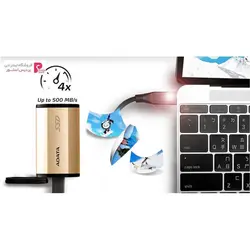 اس اس دی اکسترنال ای دیتا مدل SE730H ظرفیت 512 گیگابایتADATA SE730H External SSD Drive 512GB