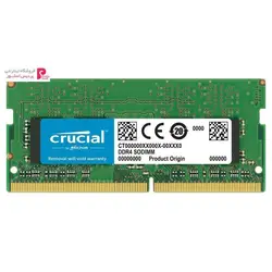 رم لپ تاپ DDR4 تک کاناله 2400 مگاهرتز CL17 کروشیال ظرفیت 16 گیگابایتCrucial DDR4 2400MHz CL17 Single Channel Laptop RAM - 16GB