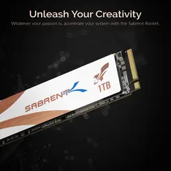 اس اس دی سابرنت مدل Rocket Q4 NVMe M.2 2280 ظرفیت 1 ترابایتSSD Sabrent Rocket Q4 NVMe PCIe 4.0 M.2 2280
