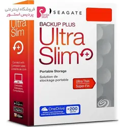 هارددیسک اکسترنال سیگیت مدل Backup Plus Ultra Slim ظرفیت 1 ترابایتSeagate Backup Plus Ultra Slim External Hard Drive - 1TB