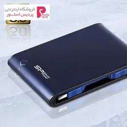 هارددیسک اکسترنال Silicon Power مدل آرمور A80 ظرفیت 500 گیگابایتSilicon Power Armor A80 External Hard Drive - 500GB