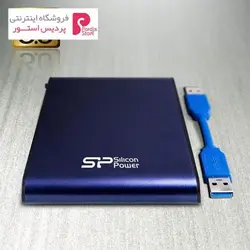 هارددیسک اکسترنال Silicon Power مدل آرمور A80 ظرفیت 500 گیگابایتSilicon Power Armor A80 External Hard Drive - 500GB