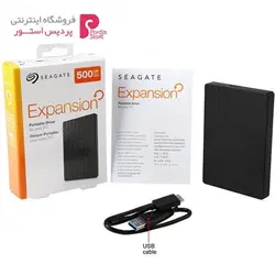 هارددیسک اکسترنال سیگیت مدل Expansion Portable STEA500400Seagate Expansion Portable STEA500400 External Hard Drive - 500GB