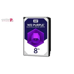 هارددیسک اینترنال وسترن دیجیتال مدل Purple WD80PURZ ظرفیت 8 ترابایتWestern Digital Purple WD80PURZ Internal Hard Disk 8TB