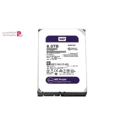 هارددیسک اینترنال وسترن دیجیتال مدل Purple WD80PURZ ظرفیت 8 ترابایتWestern Digital Purple WD80PURZ Internal Hard Disk 8TB