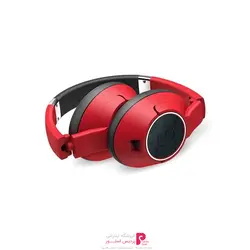 هدست بلوتوث جنیوس مدل HS-930BT – RedGenius HS-930BT Red Over Ear Bluetooth Headset