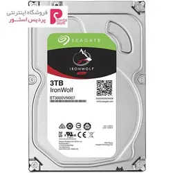 هارددیسک اینترنال سیگیت مدل IronWolf ST3000VN007 ظرفیت 3 ترابایتSeagate IronWolf ST3000VN007 Internal Hard Drive - 3TB