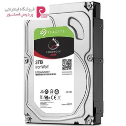 هارددیسک اینترنال سیگیت مدل IronWolf ST3000VN007 ظرفیت 3 ترابایتSeagate IronWolf ST3000VN007 Internal Hard Drive - 3TB