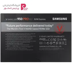 حافظه SSD سایز M.2 2280 سامسونگ مدل 950Pro ظرفیت 512 گیگابایتSamsung 950 Pro M.2 2280 SSD - 512GB