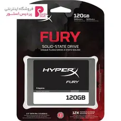 حافظه SSD کینگستون مدل HyperX Fury ظرفیت 120 گیگابایتKingston HyperX Fury SSD Drive - 120GB