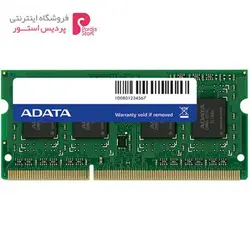 رم لپ تاپ ای دیتا مدل DDR3L 1600MHz ظرفیت 8 گیگابایتAdata DDR3L 1600MHz Notebook Memory - 8GB