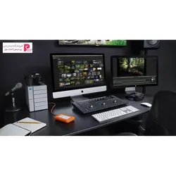 هارد اکسترنال لسی Rugged Thunderbolt/USB-C Mobile 4TBLaCie Rugged Thunderbolt / USB-C Mobile External Hard Drive - 4TB