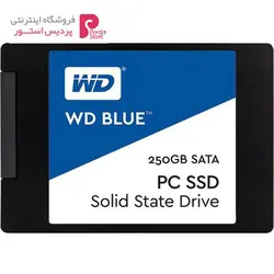 حافظه SSD وسترن دیجیتال مدل BLUE WDS250G1B0A ظرفیت 250 گیگابایتWestern Digital BLUE WDS250G1B0A SSD Drive - 250GB