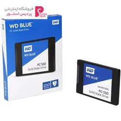حافظه SSD وسترن دیجیتال مدل BLUE WDS250G1B0A ظرفیت 250 گیگابایتWestern Digital BLUE WDS250G1B0A SSD Drive - 250GB