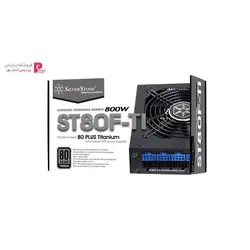 منبع تغذیه کامپیوتر سیلوراستون Strider Titanium-SST-ST80F-TI‌‌‌‌‌Silverstone Strider Titanium SST-ST80F-TI Computer Power Supply