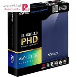 هارد اکسترنال سیلیکون پاور Armor-A80 ظرفیت1Silicon Power Armor A80 External Hard Drive - 1TB