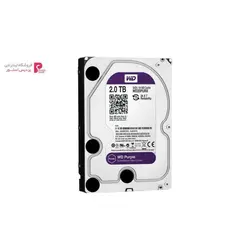 هارددیسک اینترنال وسترن دیجیتال مدل Purple WD20PURX ظرفیت 2 ترابایتWestern Digital Purple WD20PURX Internal Hard Disk 2TB