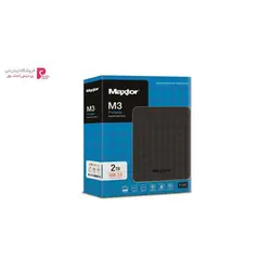 هارد اکسترنال مکستور مدل M3 ظرفیت 2 ترابایتMaxtor M3 External Hard Drive - 2TB