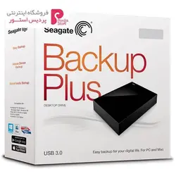 هارددیسک اکسترنال سیگیت مدل Backup Plus Desktop ظرفیت 2 ترابایتSeagate Backup Plus Desktop External Hard Drive - 2TB