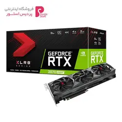 کارت گرافیک پی ان وای GeForce-RTX-2070-SUPER-XLR8-Gaming-Overclocked PNY GeForce RTX 2070 SUPER XLR8 Gaming Overclocked Graphic Card