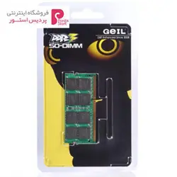 رم لپ تاپ گیل مدل DDR3 1600MHz ظرفیت 4 گیگابایتGeil CL11 DDR3 1600MHz Notebook Memory - 4GB