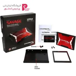 حافظه SSD کینگستون مدل HyperX Savage ظرفیت 120 گیگابایتKingston HyperX Savage SSD Drive - 120GB