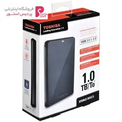 هارددیسک اکسترنال توشیبا مدل Stor.e Basics ظرفیت 1 ترابایتToshiba Stor.e Basics External Hard Drive - 1TB
